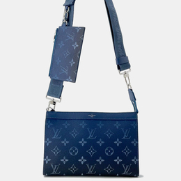 Louis Vuitton: Синий кошелёк 