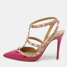 Valentino: Розовые туфли  Rockstud