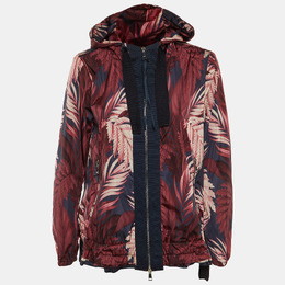 Moncler: Бордовая куртка 