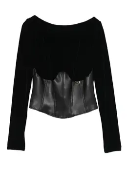 Elisabetta Franchi: Бархатный корсет 