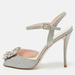 Roger Vivier: Серебристые сандалии 