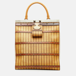 Louis Vuitton: Коричневая сумка 