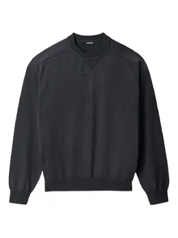 Jacquemus: Серый свитшот 