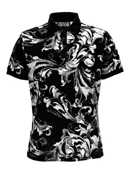 Versace Jeans Couture: Поло с принтом 