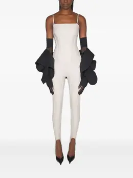 Mugler: Белый корсет 