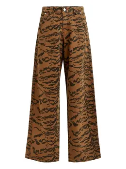 Essentiel Antwerp: Джинсы с тигровым принтом 
