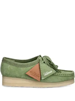 Clarks Originals: Зелёные ботинки 