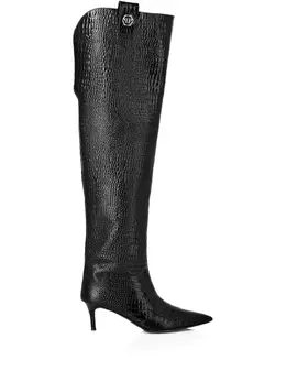 Philipp Plein: Чёрные сапоги 