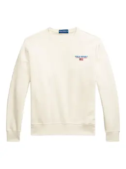 Polo Ralph Lauren: Белый свитшот 
