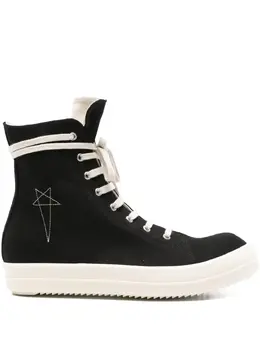 Rick Owens DRKSHDW: Чёрные кроссовки 