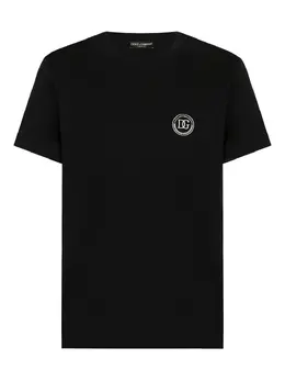 Dolce & Gabbana: Чёрная футболка  T