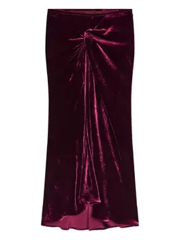DRIES VAN NOTEN: Драпированная юбка 