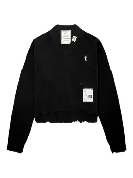 Maison MIHARA YASUHIRO: Свитер с v-образным вырезом 