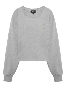 A.P.C.: Свитшот с вышивкой 