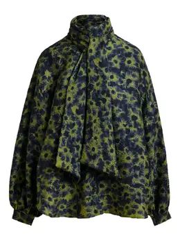 Essentiel Antwerp: Зелёная блуза 