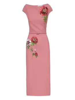 Oscar de la Renta: Платье миди 