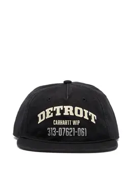 Carhartt WIP: Чёрная кепка  Detroit