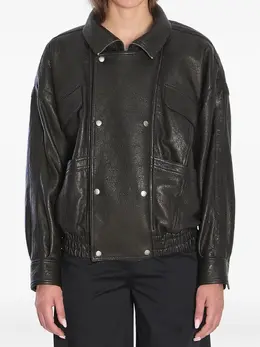 Saint Laurent: Кожаная куртка 
