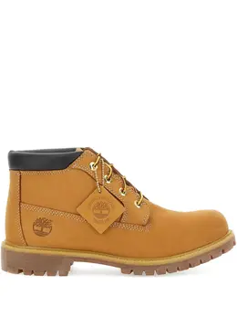 Timberland: Светлые ботинки 