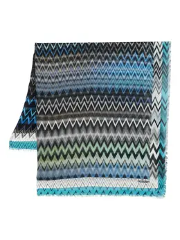 Missoni: Голубой шарф 