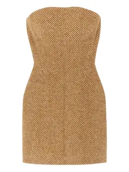 Ermanno Scervino: Бежевое платье 