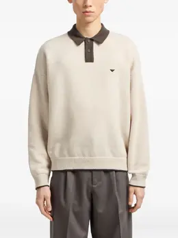 Emporio Armani: Бежевое поло 