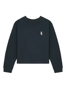 Maison Kitsuné: Синий свитшот 