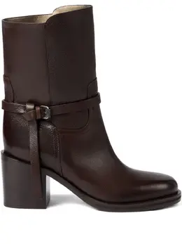 Brunello Cucinelli: Коричневые ботинки 