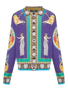 Versace: Шёлковый кардиган 