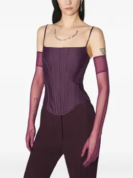 Mugler: Тёмный топ 