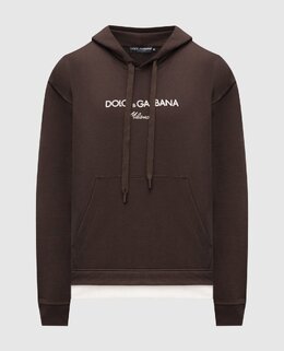 Dolce&Gabbana: Коричневі толстовки 