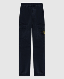 Stone Island: Блакитні брюки 
