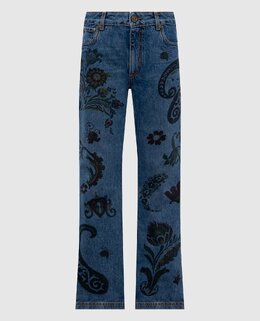 Etro: Сині джинси 
