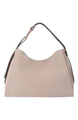 Furla: Бежевая сумка 