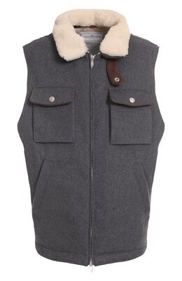 Brunello Cucinelli: Жилет из шерсти 