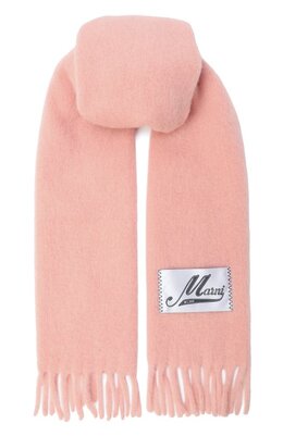 Marni: Розовый шарф 