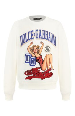 Dolce & Gabbana: Хлопковый свитшот 