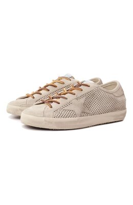 Golden Goose Deluxe Brand: Бежевые кеды  Super Star