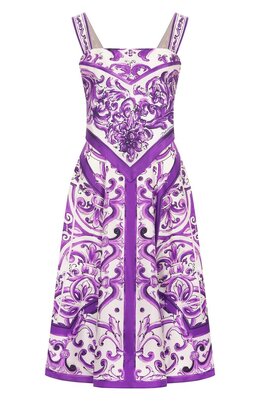 Dolce & Gabbana: Шёлковое платье 