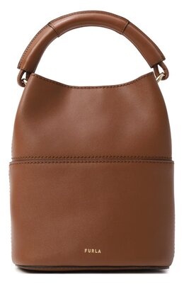 Furla: Коричневая сумка 