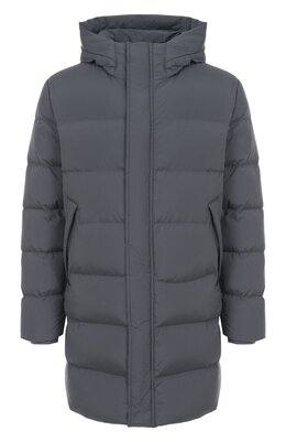 Corneliani: Серый пуховик 