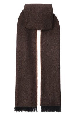 Canali: Коричневый шарф 