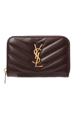 Saint Laurent: Бордовый кошелёк 