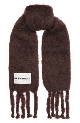 Jil Sander: Коричневый шарф 