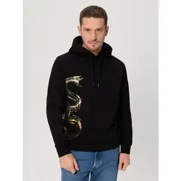 Armani Exchange: Чёрная толстовка 