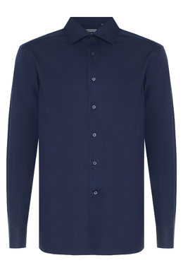 CORNELIANI: Синяя рубашка 
