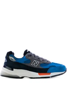 New Balance: Голубые кроссовки  992
