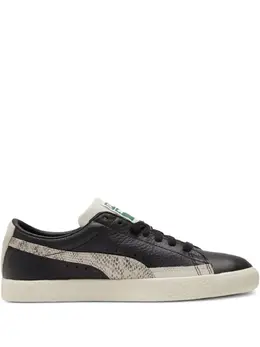 PUMA: Чёрные кроссовки  Basket
