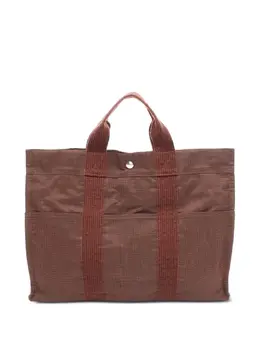 Hermès Pre-Owned: Коричневая сумка-шоппер 