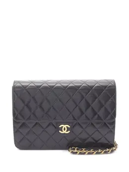 CHANEL Pre-Owned: Чёрная сумка 